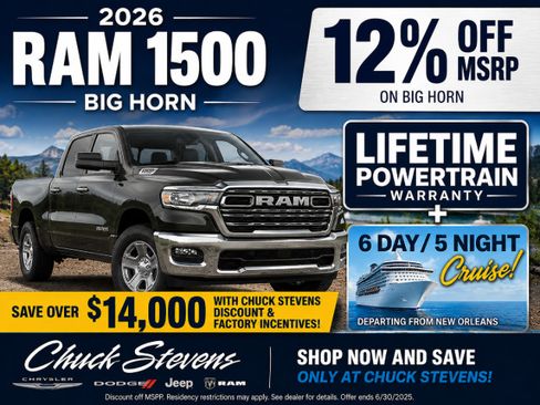 New 2026 RAM 1500 Big Horn AWD/4WD image 2