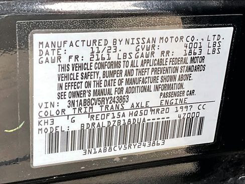 Certified 2024 Nissan Sentra SV image 34