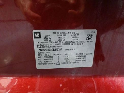 Used 2016 GMC Yukon XL SLT w/ Premium Edition image 59