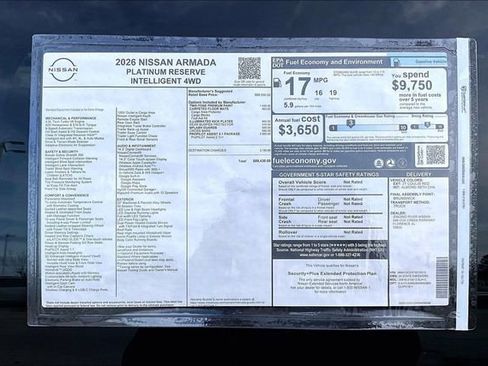 New 2026 Nissan Armada Platinum Reserve image 10