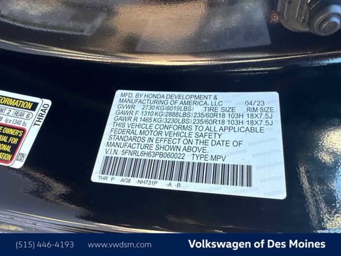 Used 2023 Honda Odyssey EX-L image 21