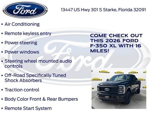 New 2026 Ford F350 XL w/ STX Appearance Package image 25