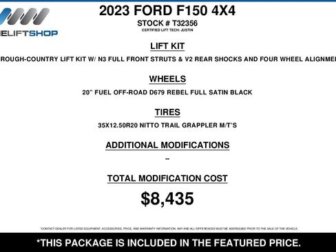 Used 2023 Ford F150 Lariat image 2