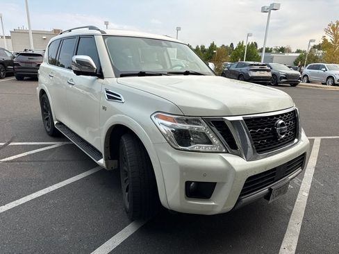 Used 2020 Nissan Armada Platinum w/ Captain's Chairs Package AWD/4WD image 2