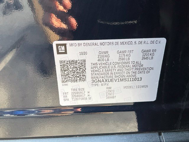 Used 2021 Chevrolet Equinox LT AWD/4WD image 35