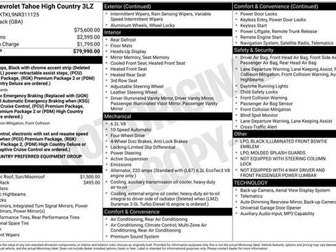 Used 2022 Chevrolet Tahoe High Country image 42