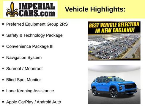Used 2025 Chevrolet Equinox RS w/ Safety and Technology Package AWD/4WD image 8
