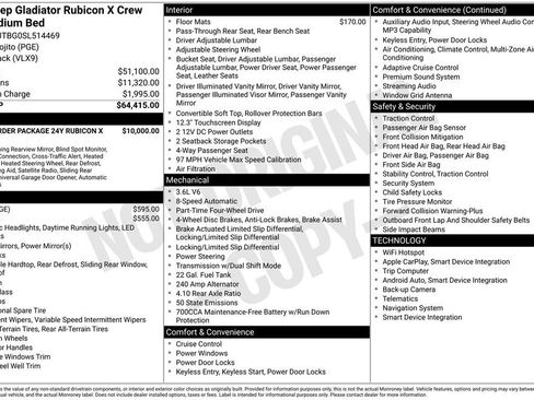 Used 2025 Jeep Gladiator Rubicon AWD/4WD image 38