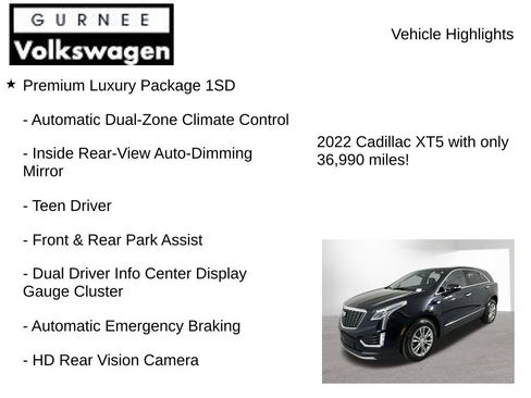 Used 2022 Cadillac XT5 Premium Luxury AWD/4WD image 8