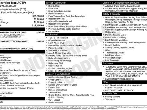 New 2026 Chevrolet Trax ACTIV w/ Driver Confidence Package image 4