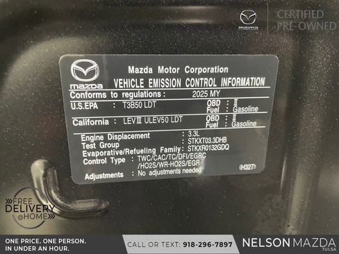 Certified 2025 MAZDA CX-90 3.3 Turbo w/ Select Package AWD/4WD image 55