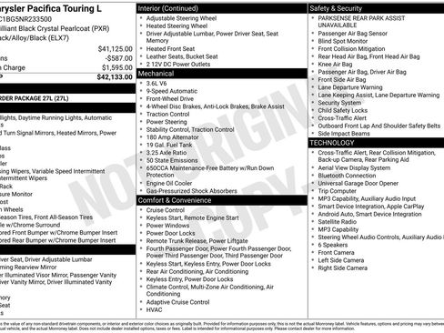 Used 2022 Chrysler Pacifica Touring-L FWD image 30