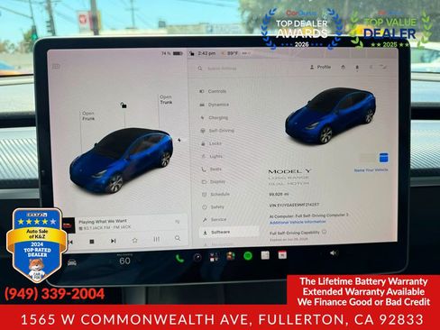 Used 2021 Tesla Model Y Long Range AWD/4WD image 32