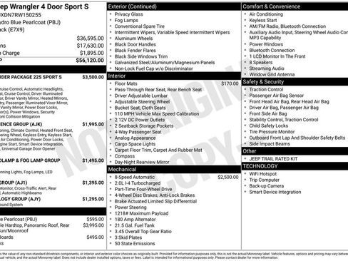 Used 2024 Jeep Wrangler Unlimited Sport AWD/4WD image 35