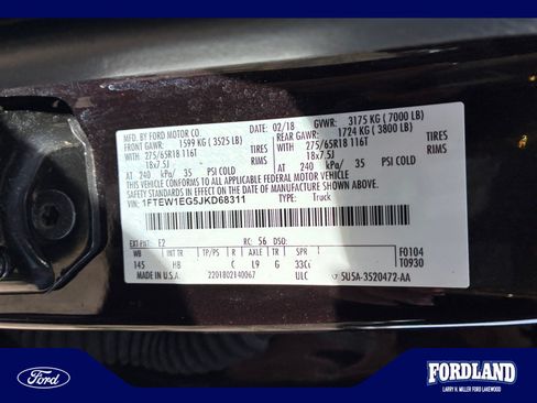 Used 2018 Ford F150 Lariat AWD/4WD image 24
