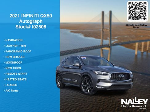 Used 2021 INFINITI QX50 Autograph image 7