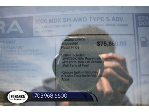 New 2026 Acura MDX Type S AWD/4WD image 40