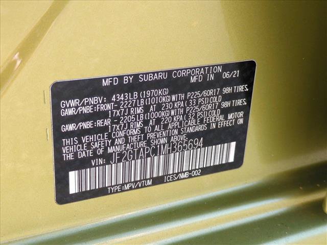 Used 2021 Subaru Crosstrek 2.0i Premium AWD/4WD image 22