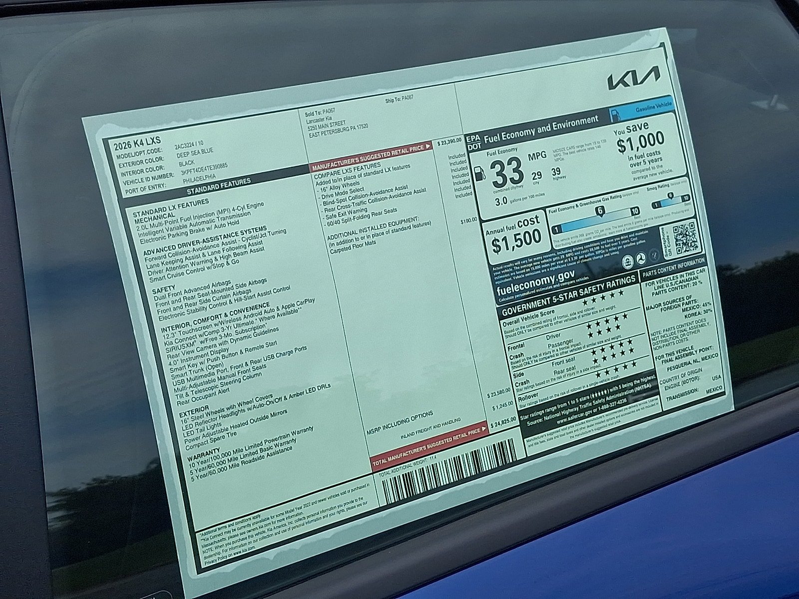 New 2026 Kia K4 FWD image 17