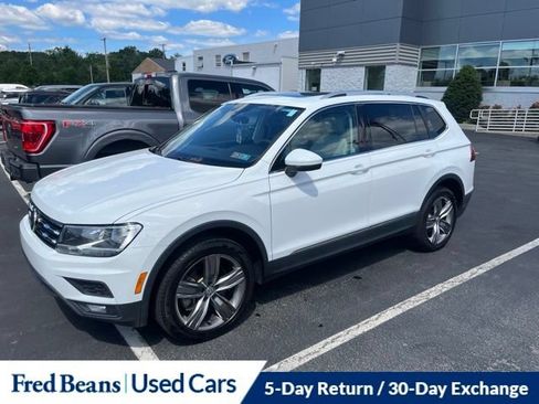 Used 2021 Volkswagen Tiguan SEL w/ 3rd Row Seat Package AWD/4WD image 1