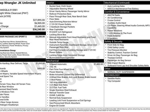 Used 2018 Jeep Wrangler Unlimited Sport S image 5