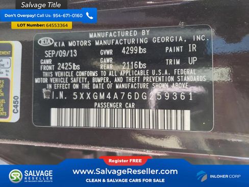 Used 2013 Kia Optima LX w/ Convenience Plus Pkg image 16