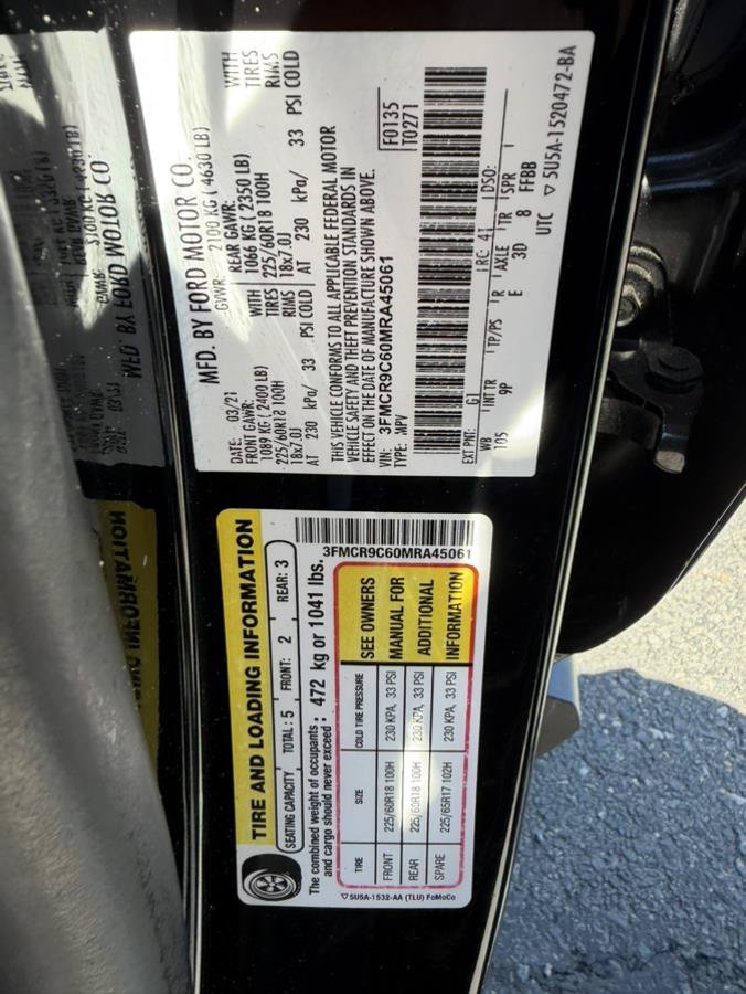 Used 2021 Ford Bronco Sport Outer Banks AWD/4WD image 13