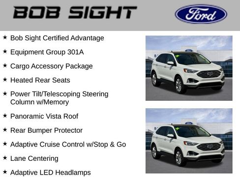 Used 2024 Ford Edge Titanium w/ Equipment Group 301A AWD/4WD image 3