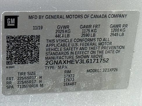 Used 2020 Chevrolet Equinox LS w/ LS Convenience Package FWD image 23