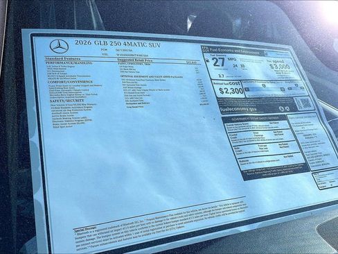 New 2026 Mercedes-Benz GLB 250 4MATIC image 12