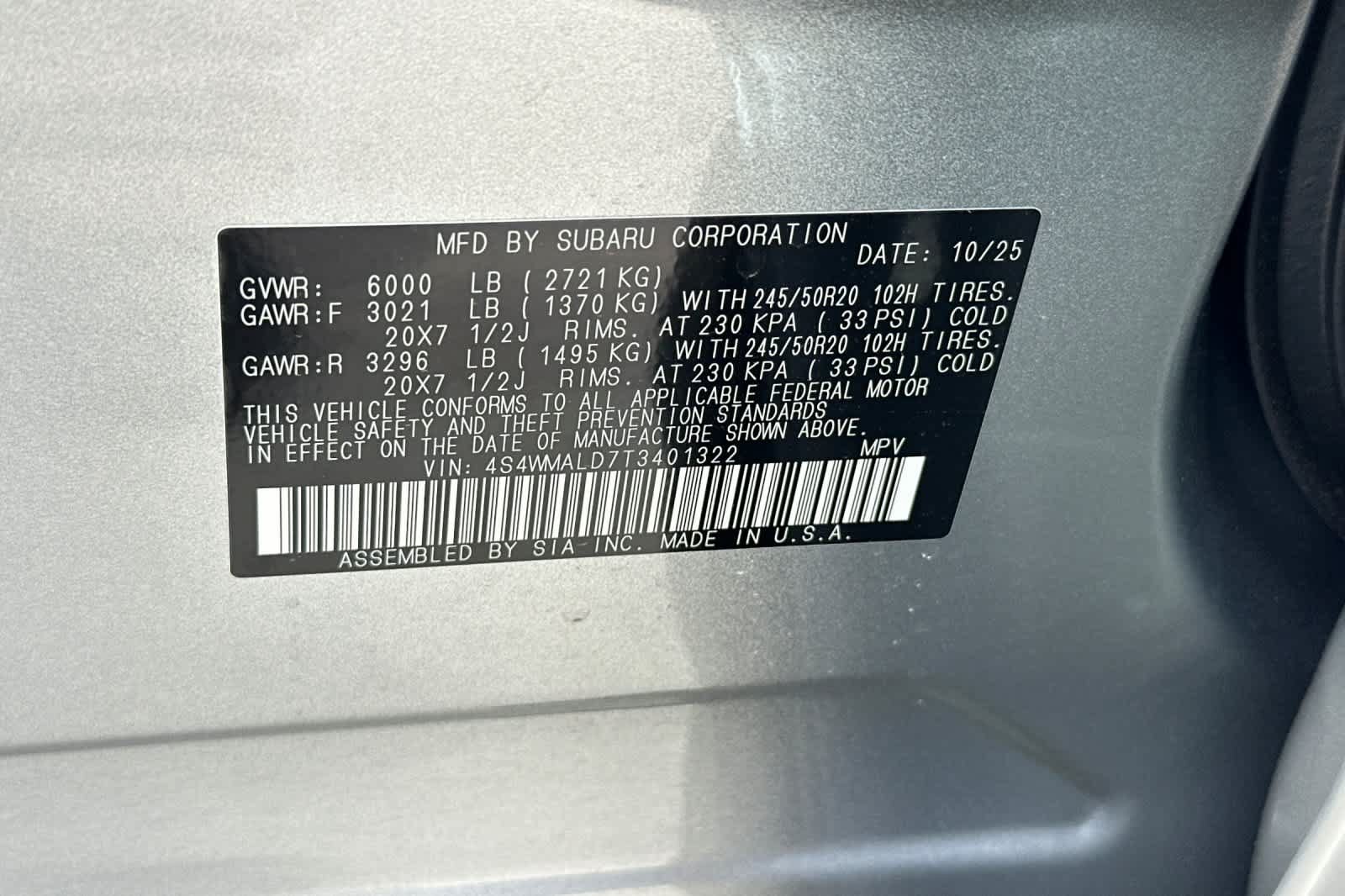 New 2026 Subaru Ascent Bronze Edition AWD/4WD image 36