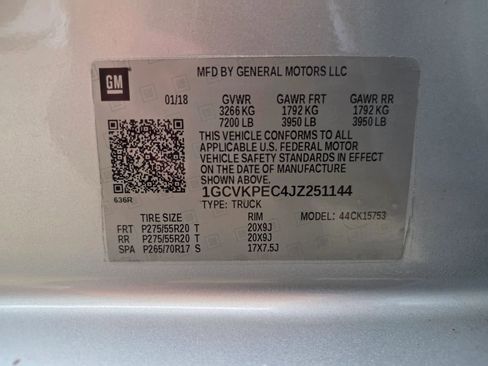 Used 2018 Chevrolet Silverado 1500 Custom image 30