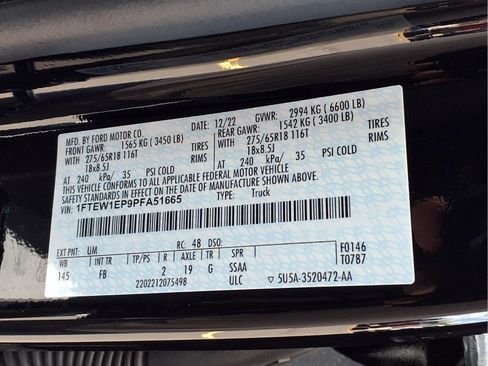Used 2023 Ford F150 XLT w/ Equipment Group 302A High AWD/4WD image 24