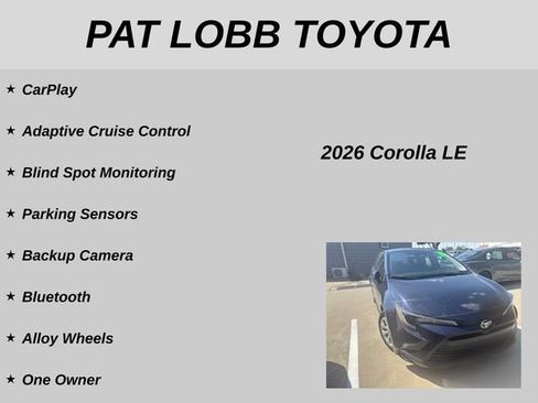 Used 2026 Toyota Corolla LE FWD image 16