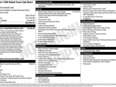 Used 2022 RAM 1500 Rebel w/ Rebel Level 2 Equipment Group AWD/4WD image 23