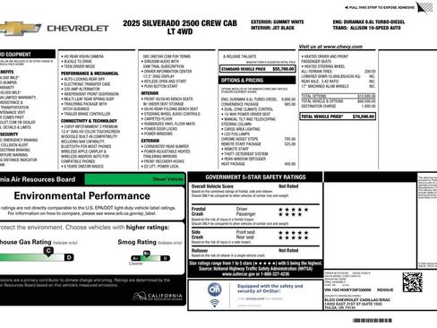 Used 2025 Chevrolet Silverado 2500 LT w/ Convenience Package AWD/4WD image 5