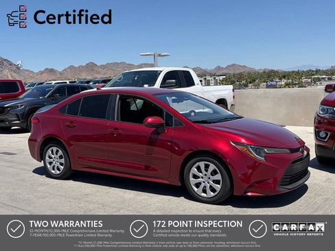 Used 2023 Toyota Corolla LE w/ Carpet Mat Package (TMS) FWD image 1