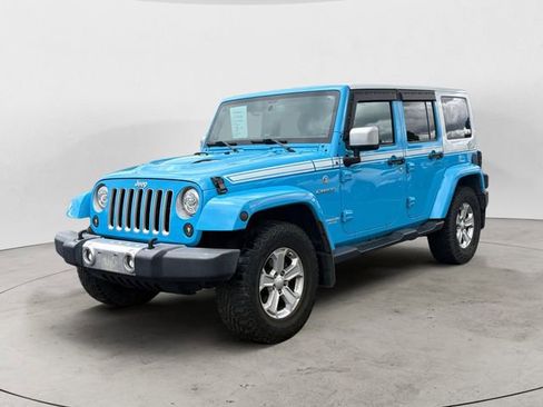 Used 2017 Jeep Wrangler Unlimited Sahara w/ Quick Order Package 24E Chief AWD/4WD image 1