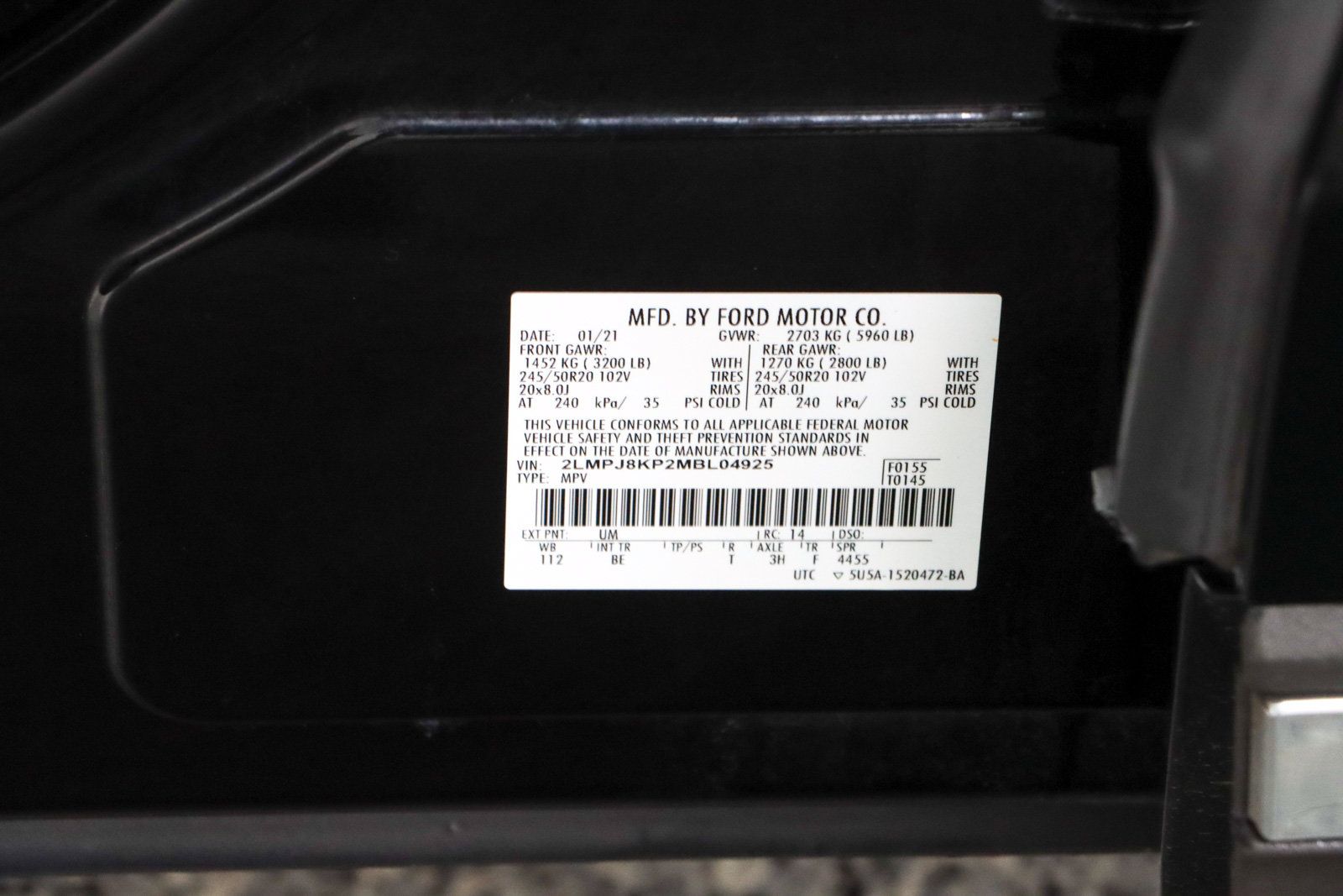 Used 2021 Lincoln Nautilus Reserve w/ Cargo Utility Package AWD/4WD image 33