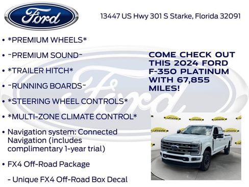 Certified 2024 Ford F350 Platinum AWD/4WD image 17