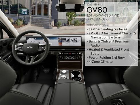 New 2026 Genesis GV80 2.5T Advanced image 21