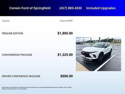 Used 2024 Chevrolet Blazer LT w/ Redline Edition FWD image 5
