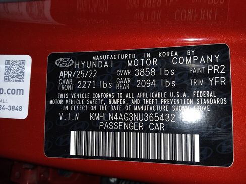 Used 2022 Hyundai Elantra SEL w/ Convenience + Premium Package FWD image 33