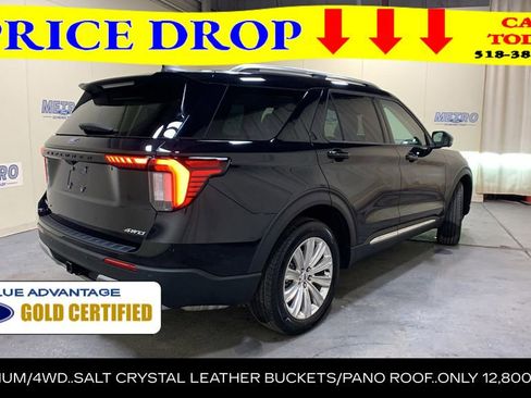 Certified 2025 Ford Explorer Platinum w/ LUX Leather Package AWD/4WD image 3