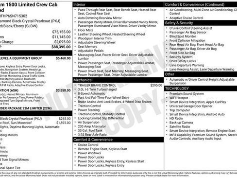 Used 2025 RAM 1500 Limited AWD/4WD image 8