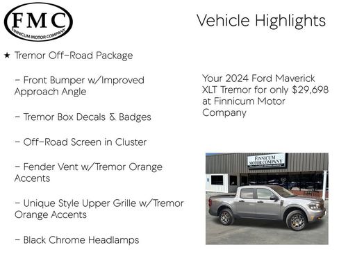 Used 2024 Ford Maverick Tremor w/ Tremor Off-Road Package image 10