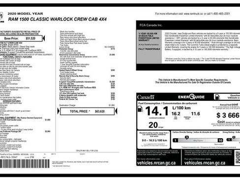 Used 2020 RAM 1500 Classic Warlock image 3