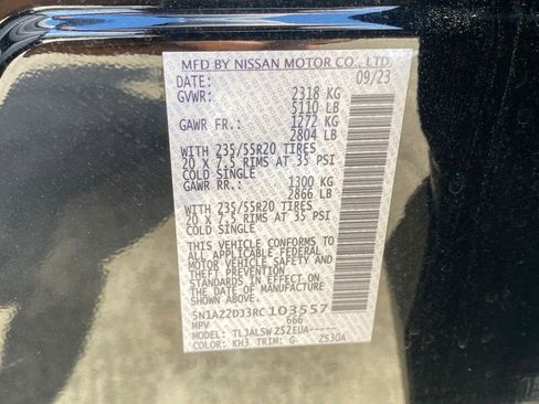 Used 2024 Nissan Murano Platinum image 37