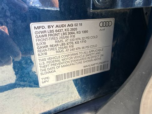 Used 2018 Audi Q7 2.0T Premium Plus w/ Premium Plus Package AWD/4WD image 32