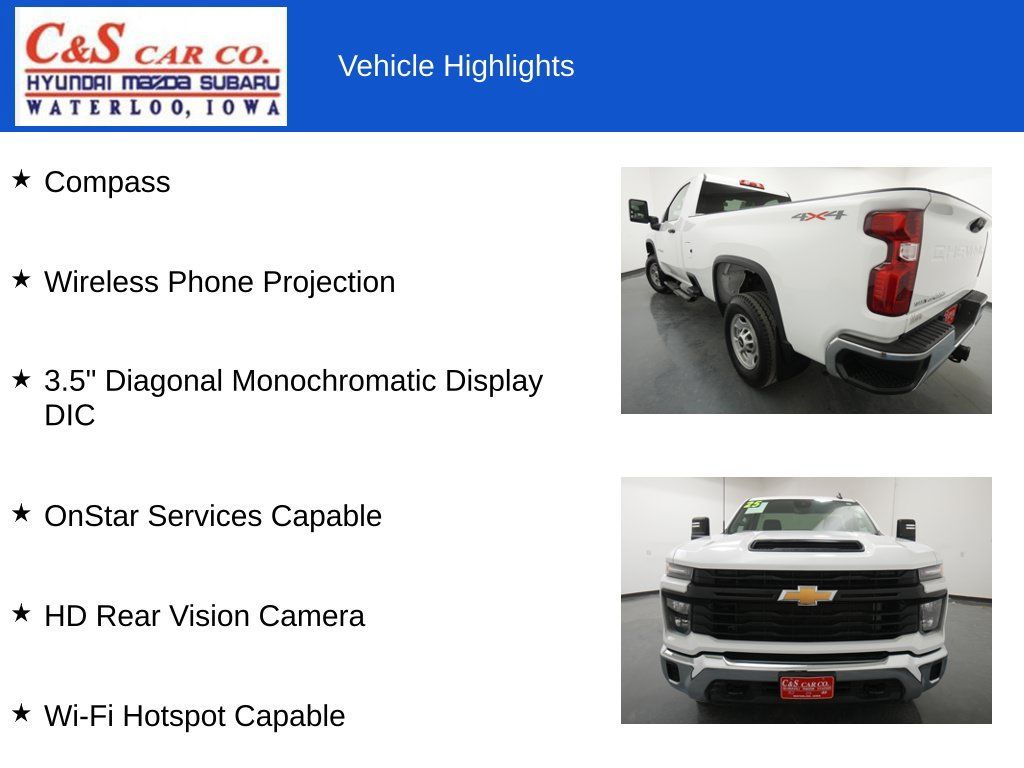 Used 2025 Chevrolet Silverado 2500 W/T w/ WT Convenience Package AWD/4WD image 36